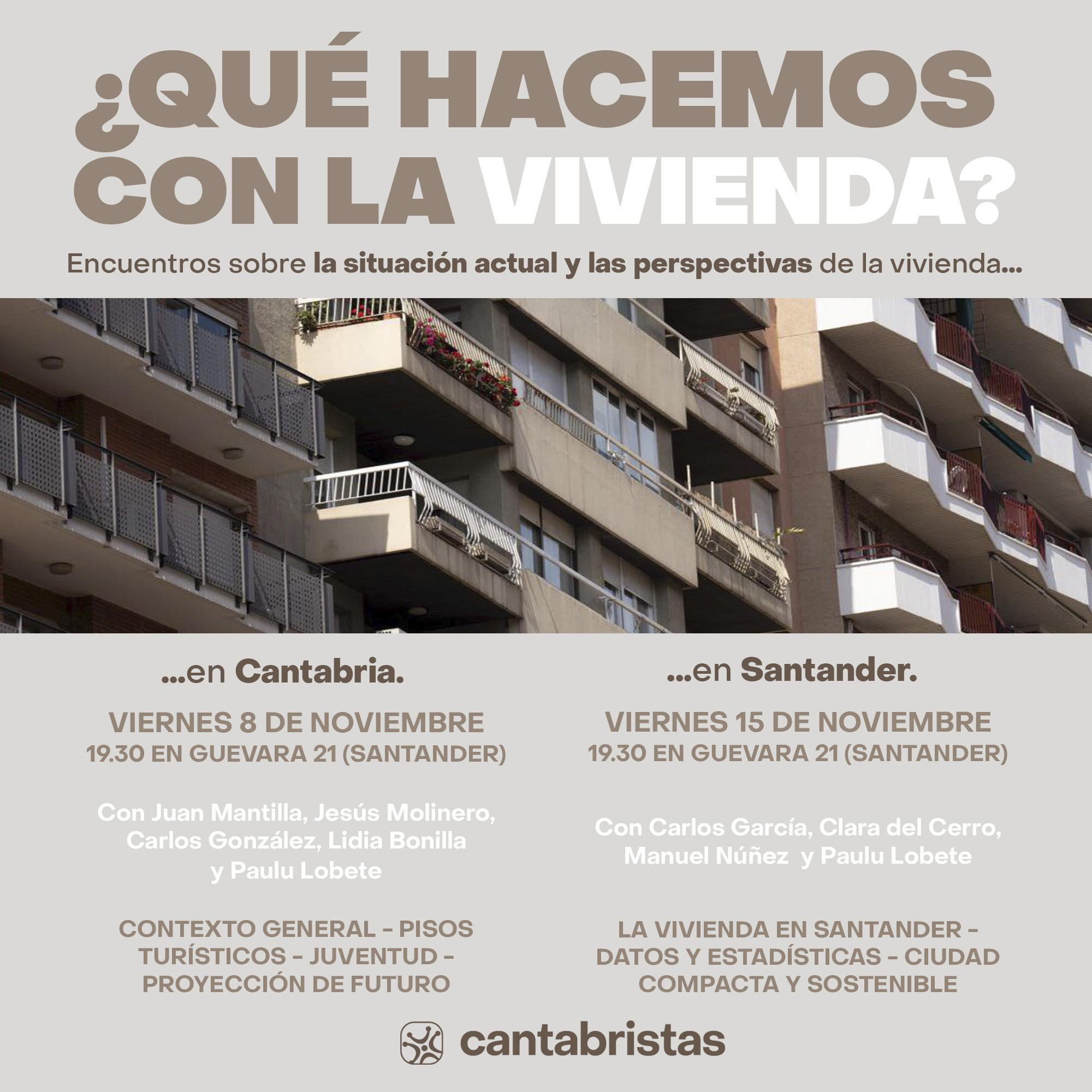 Encuentros vivienda Cantabria y Santander