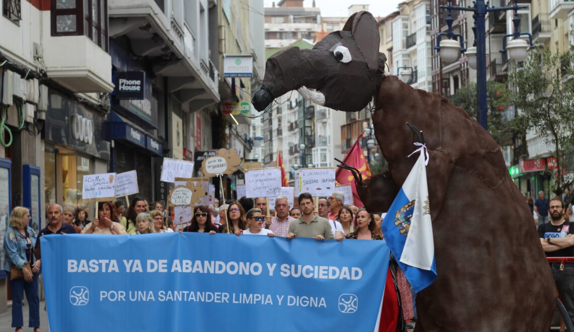 Cantabristas - Protesta suciedad Santander