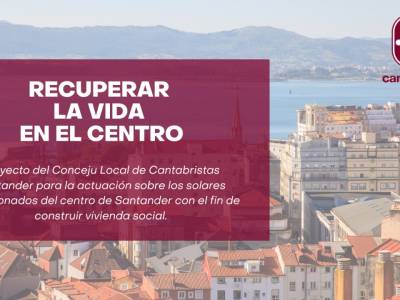 Diseñamos un proyecto para la construir 1.217 viviendas sociales sobre los solares abandonados del centro de Santander