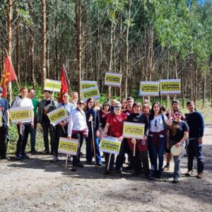 Cantabristas contra la planta de biogás de Hazas de Cesto